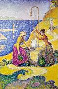 Paul Signac Women at the Well Sweden oil painting artist
